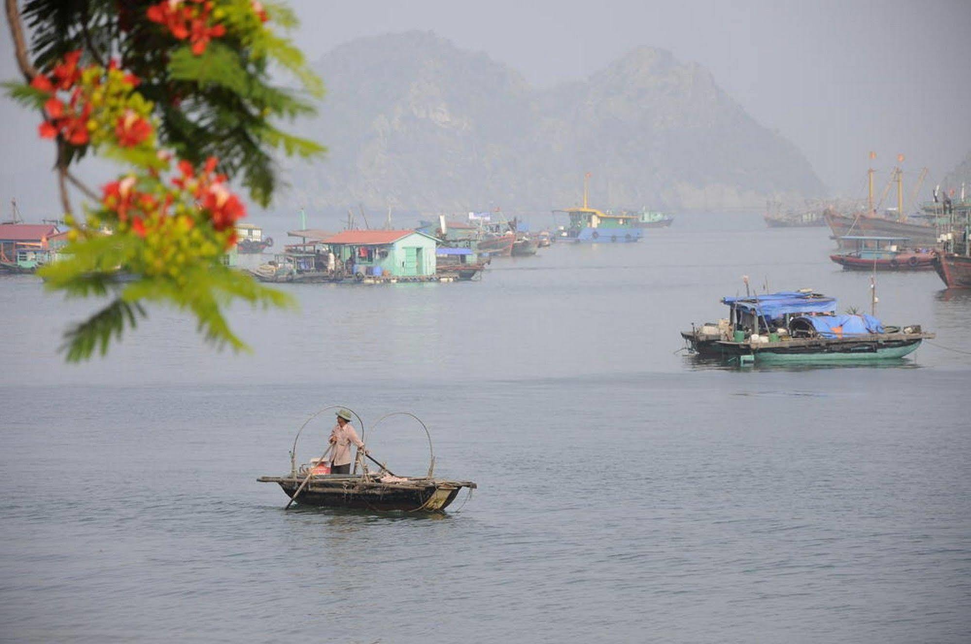 Hung Long Harbour Hotel Cat Ba Dong Khe Sau Bagian luar foto